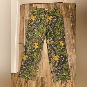 Mossy Oak Explorer Cargo Pants Mens XL Camo Midweight Hunting Outdoor Camouflage